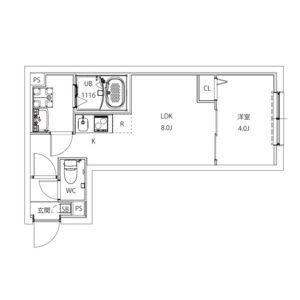 AXIA CITY大山の間取り