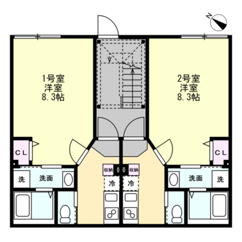 ベイルームセレーナロゼの間取り