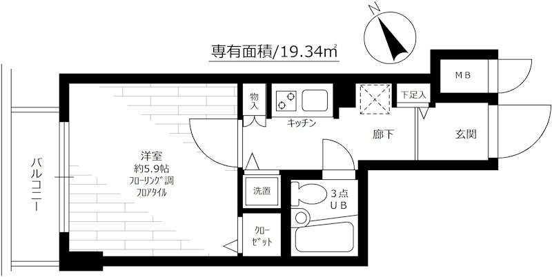 ステージファースト青山の間取り