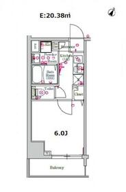 スカイコートパレス西横浜の間取り