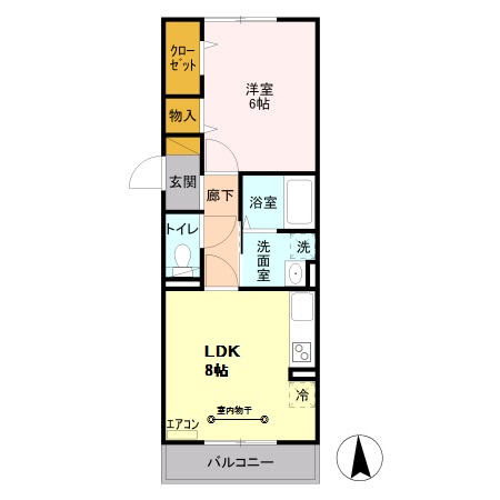 ボナールシェソワ西ノ杜の間取り