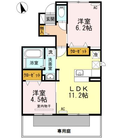 セントラル宰都の間取り