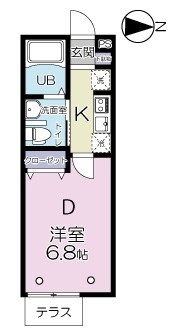 グランビル清水の間取り