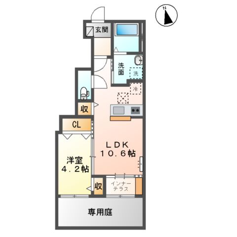 ソランジュの間取り