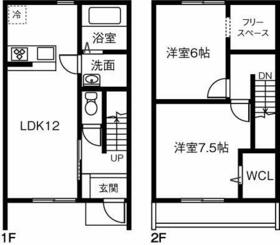 MAISONETTE LAND 渕高駅 Bの間取り
