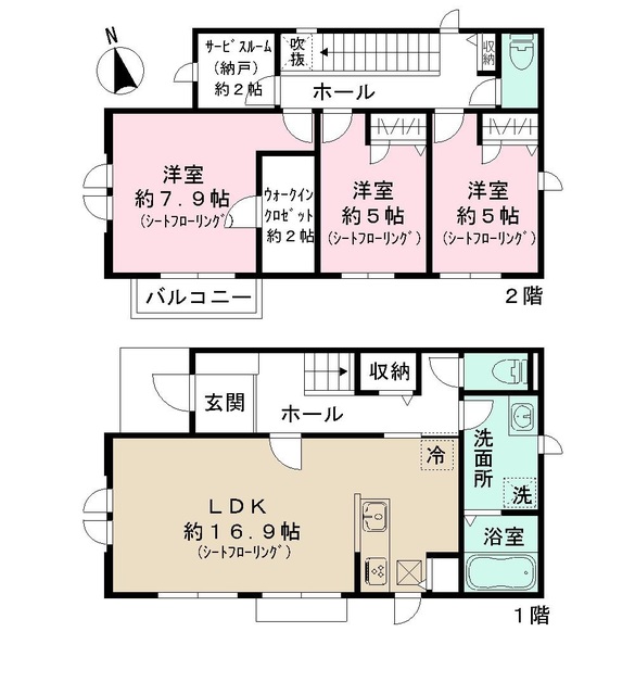 Villa Monte Tesoroの間取り