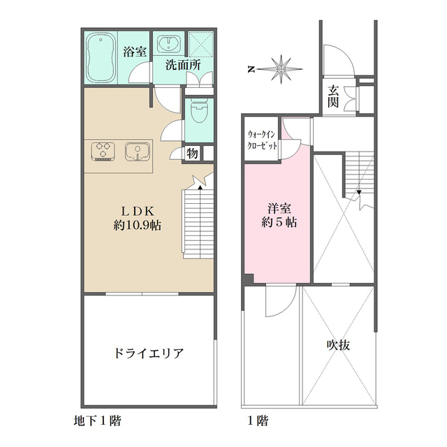 La Perla JiyugaokaⅡの間取り