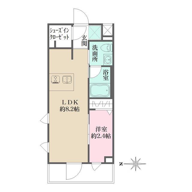 La Perla JiyugaokaⅡの間取り