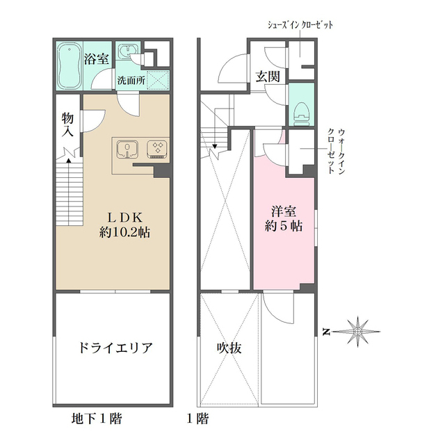 La Perla JiyugaokaⅡの間取り