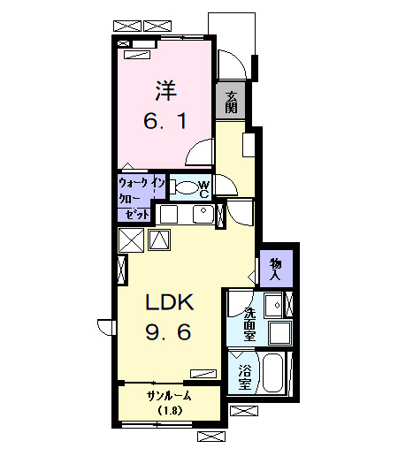 エルディーアールBの間取り