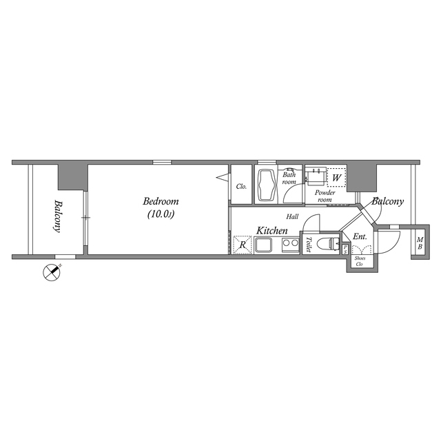 パラッツォ・スペチアーレの間取り