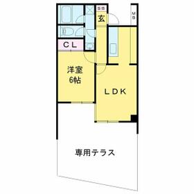 キューブコート烏山の間取り