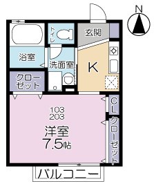 La・Festaの間取り