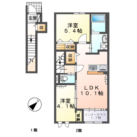 槙の家の間取り