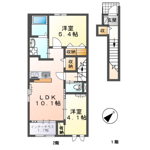 槙の家の間取り