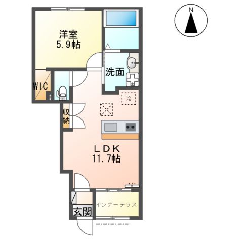 クレモンティーヌの間取り