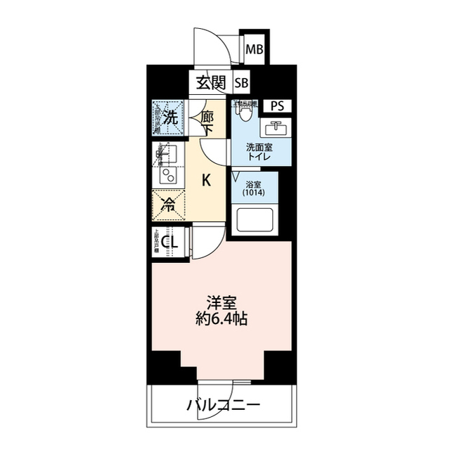 プレール・ドゥーク川崎Ⅴの間取り