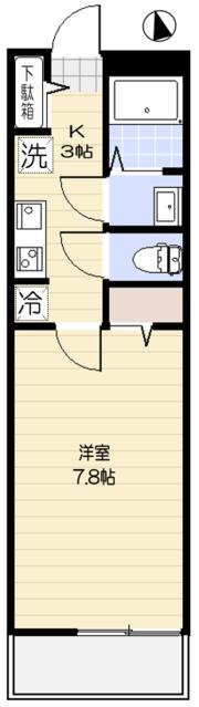 仮称)国分寺市東恋ヶ窪2丁目共同住宅新築の間取り