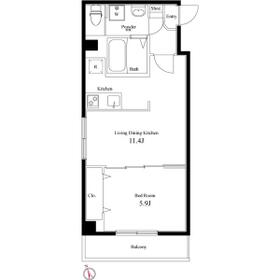 ラヴィエント浅草言問の間取り