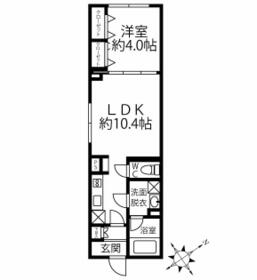 クリオ ラモード水天宮前の間取り