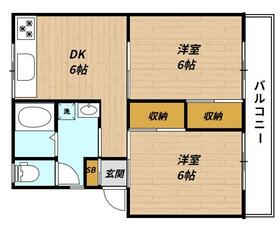 シティーコートAの間取り