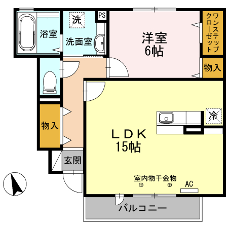 ヴェルドミールⅡの間取り