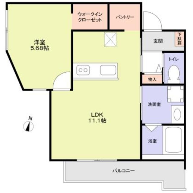 Viola Terrace 北寺尾の間取り
