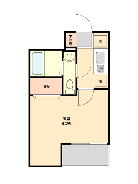 LiveCasa Shimomarukoの間取り