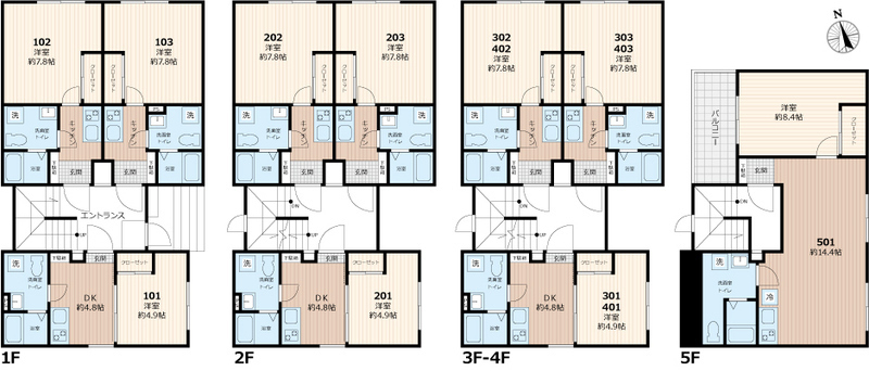 セレス池田山の間取り