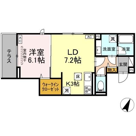 D Paina 保土ケ谷の間取り