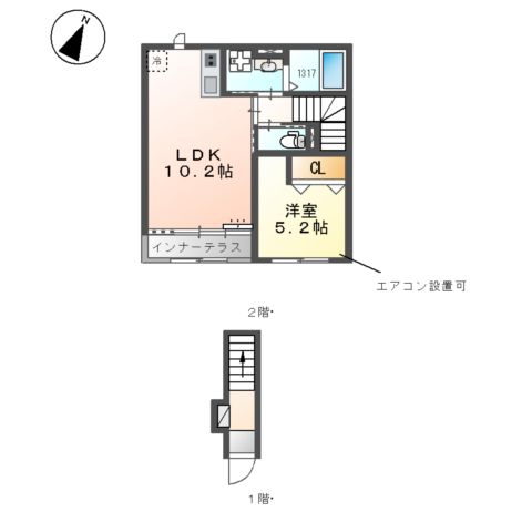 ルナ・ソレイユの間取り