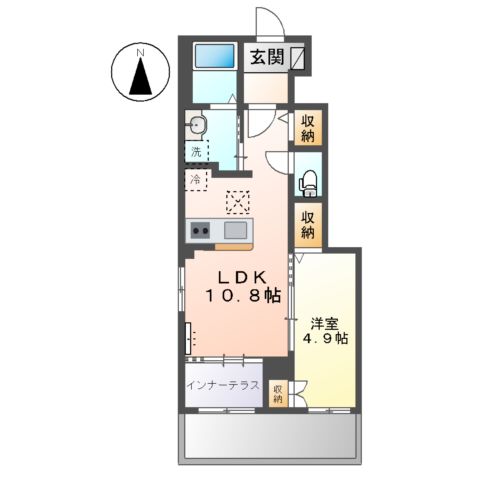 ルミナス・Kの間取り