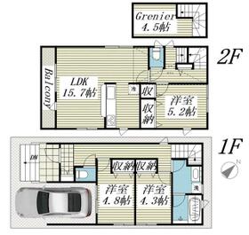 Sumai-to川崎市多摩区菅北浦02の間取り