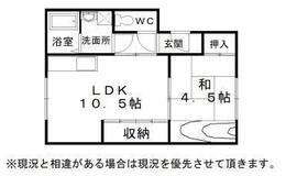 コスモスハイツの間取り