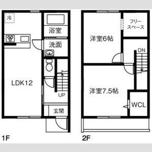 MAISONETTE LAND 宇治 Bの間取り