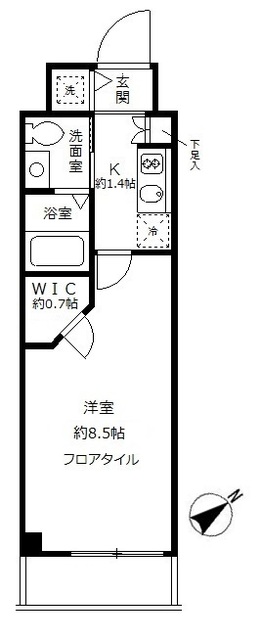 グロースメゾン用賀の間取り