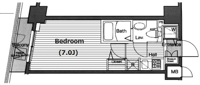 ガラ・ステーション四谷三丁目の間取り