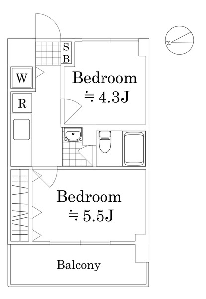 クレッセント羽田の間取り