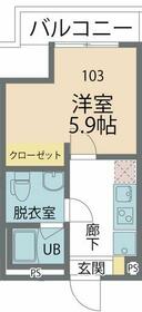 カインドネス横浜根岸の間取り