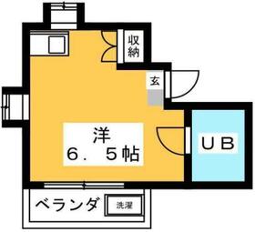 コーポさがのの間取り