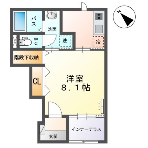 仮)片江2丁目新築賃貸アパートの間取り