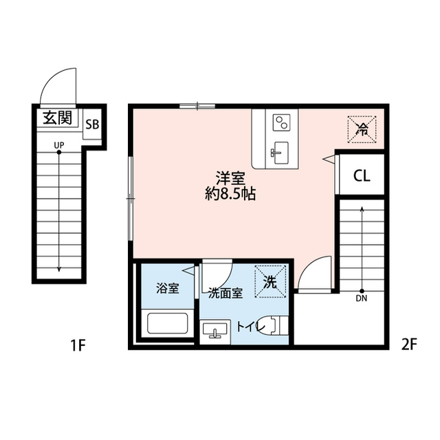 Keep Lagoon桜ヶ丘 A棟の間取り