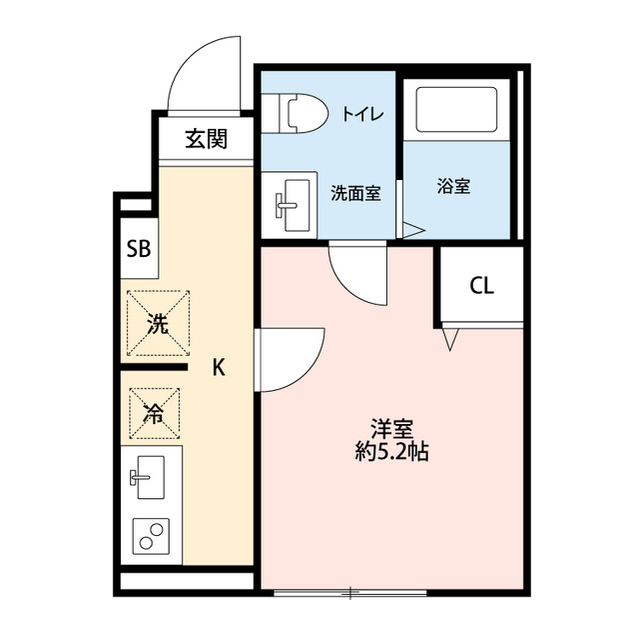 Keep Lagoon桜ヶ丘 A棟の間取り