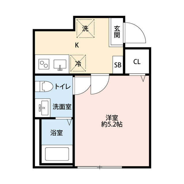 Keep Lagoon桜ヶ丘 A棟の間取り