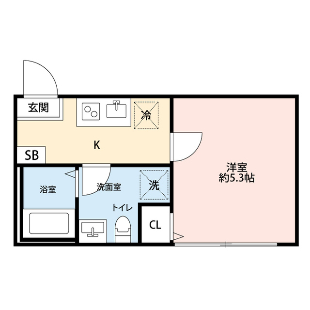 Keep Lagoon桜ヶ丘 A棟の間取り