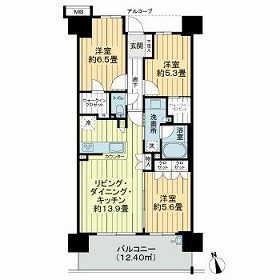 ルイシャトレ川口レックスフォートの間取り