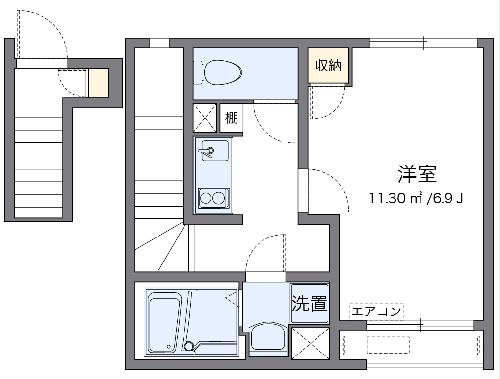 クレイノルーチェ ガジンの間取り