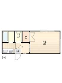 アミューズ国立の間取り