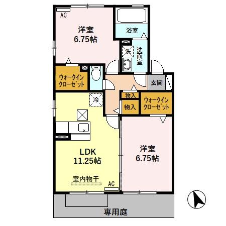 リビングタウン南塚 Aの間取り