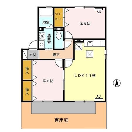 K・ブルーム Bの間取り